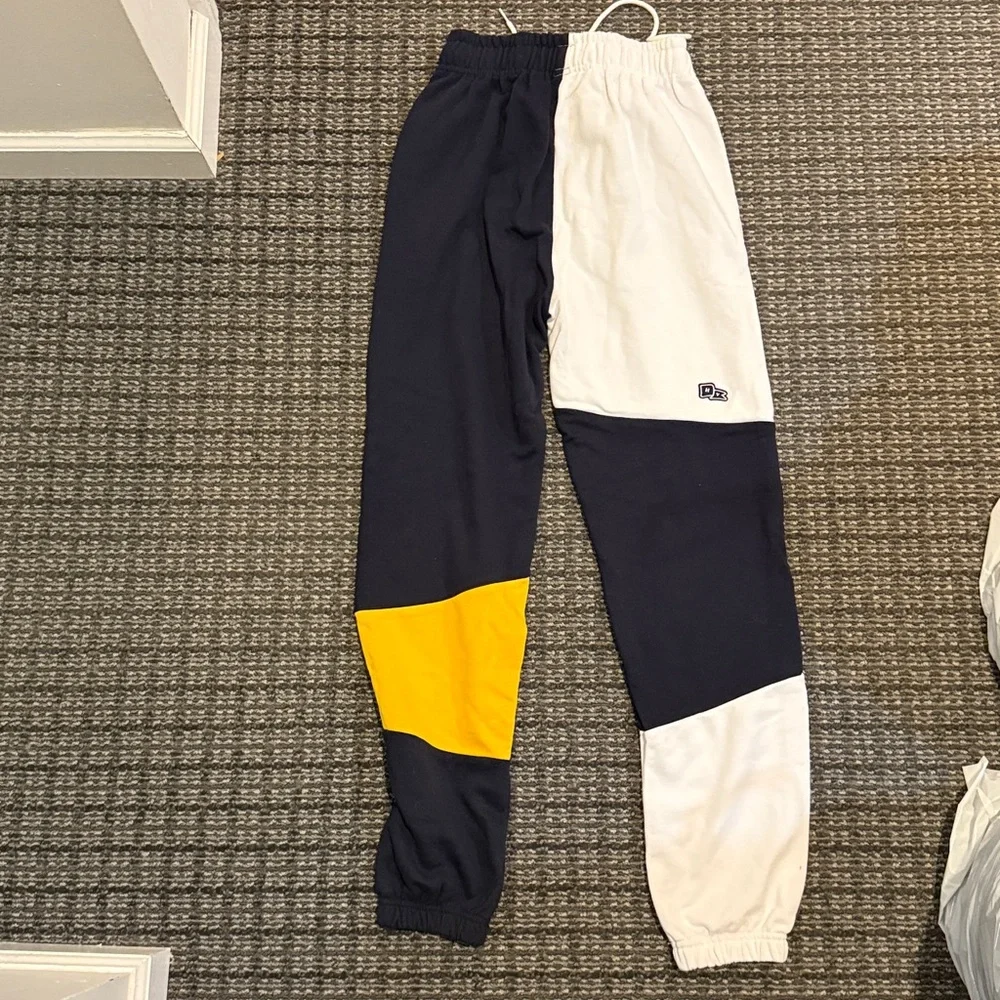 Michigan Colorblock Sweatpants. Hype and Vice size x small - Picture 2 of 5